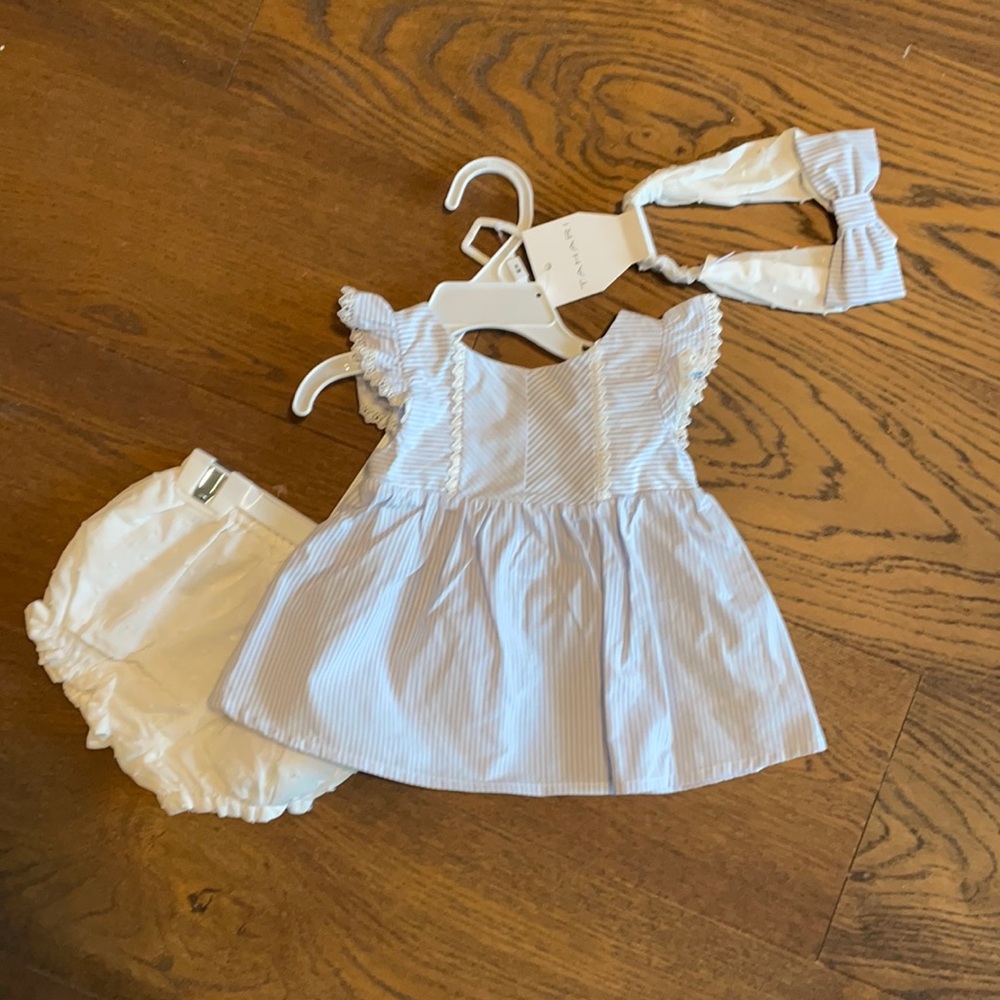 NWT Tahari girls 6mo formal summer photo dress